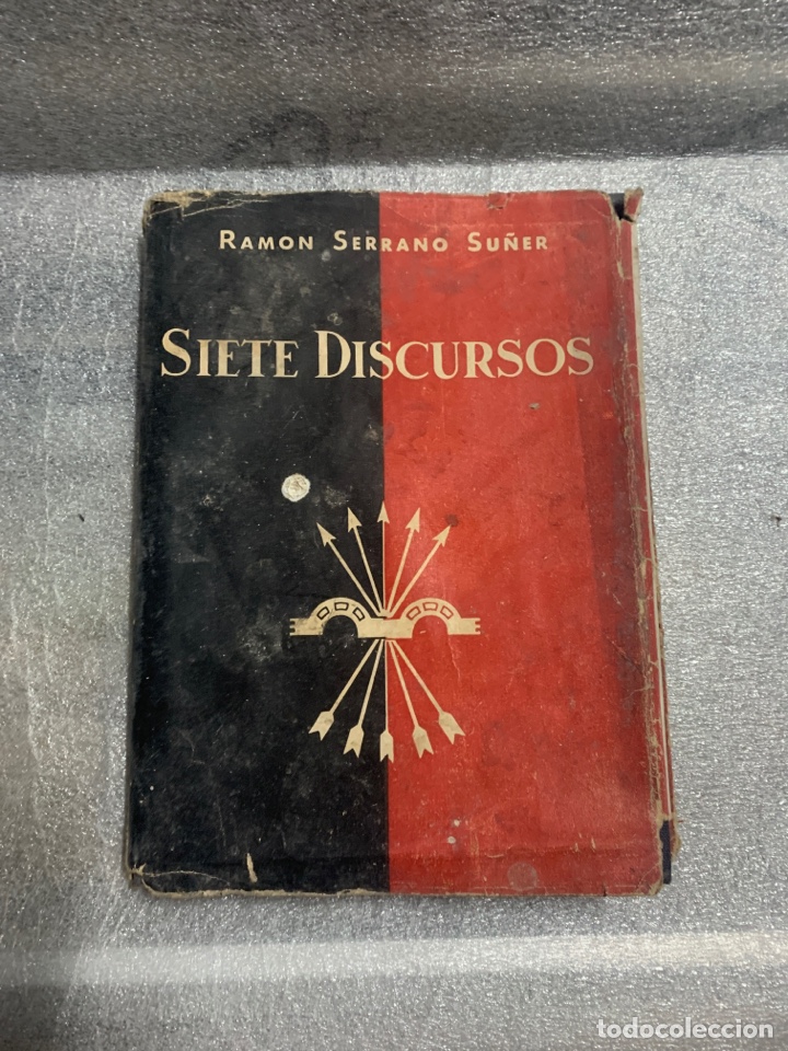 Libros antiguos: Siete discursos Ram&oacute;n serrano su&ntilde;er - Foto 1