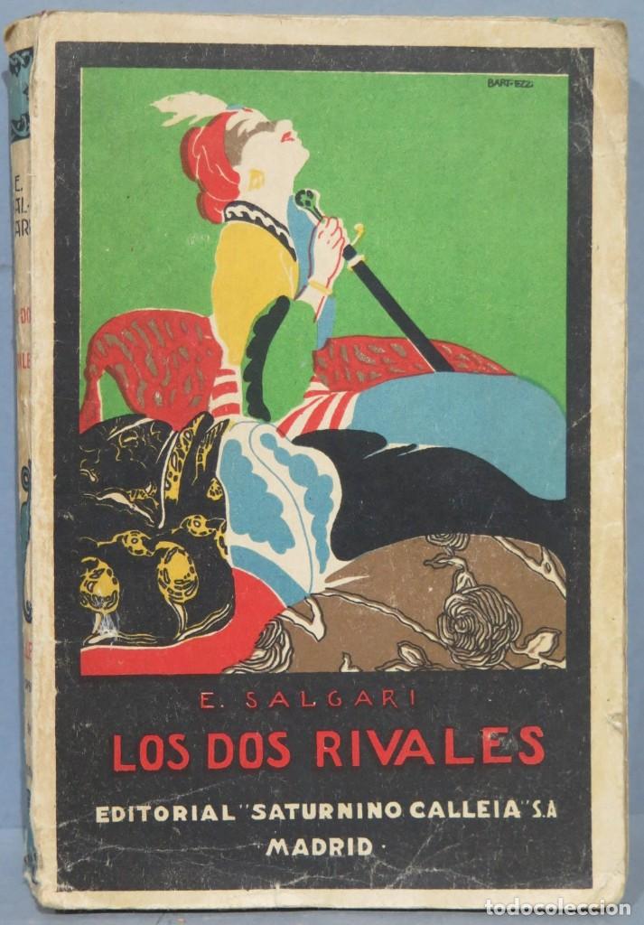 Libros antiguos: LOS DOS RIVALES. SALGARI. CALLEJA - Foto 1