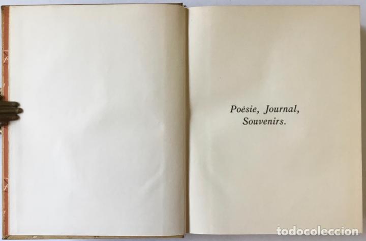 Libros antiguos: PO&Eacute;SIE, JOURNAL, SOUVENIRS. - GIDE, Andr&eacute;. - Foto 2