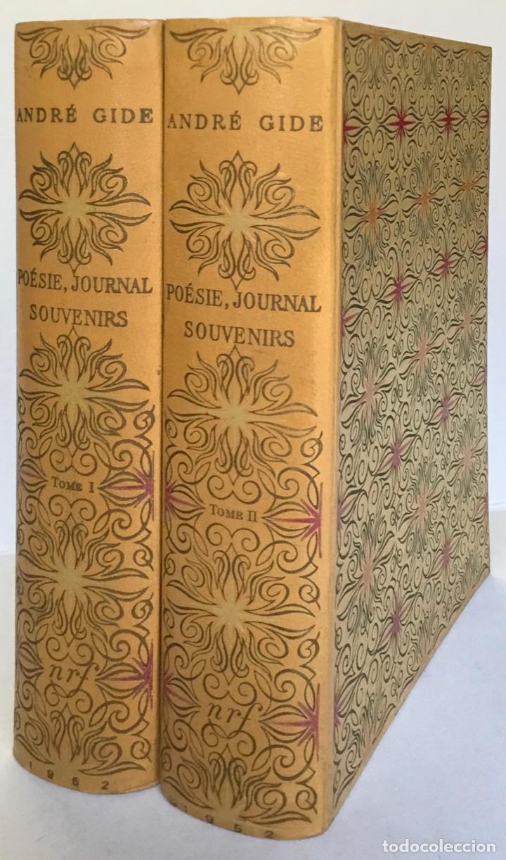 Libros antiguos: PO&Eacute;SIE, JOURNAL, SOUVENIRS. - GIDE, Andr&eacute;. - Foto 1