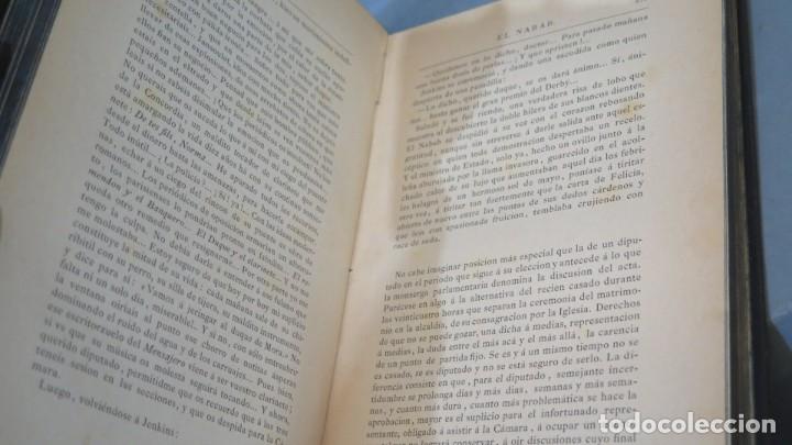 Libros antiguos: 1886.- EL NABAB. ALFONSO DAUDET - Foto 3