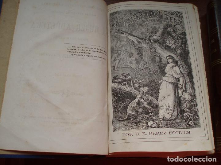 Libros antiguos: LA MUJER ADULTERA. 2 TOMOS. 1864. - Foto 3