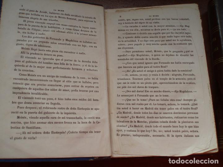 Libros antiguos: LA MUJER ADULTERA. 2 TOMOS. 1864. - Foto 4
