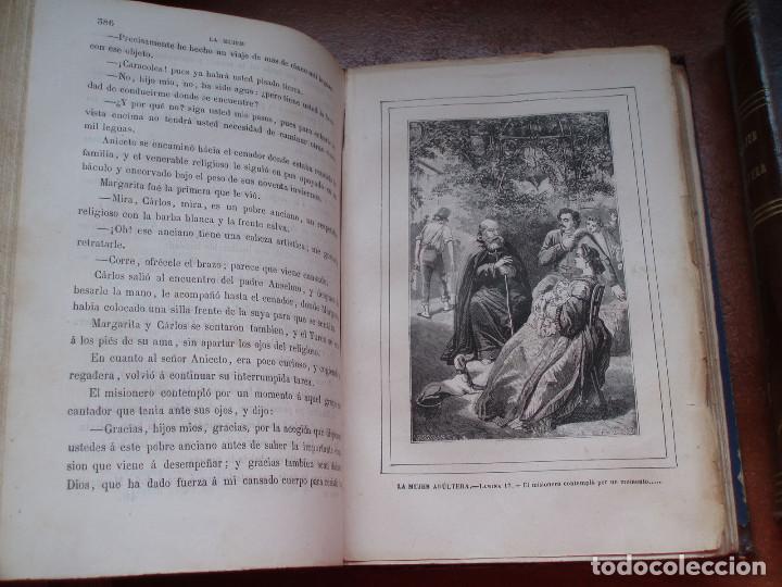Libros antiguos: LA MUJER ADULTERA. 2 TOMOS. 1864. - Foto 5