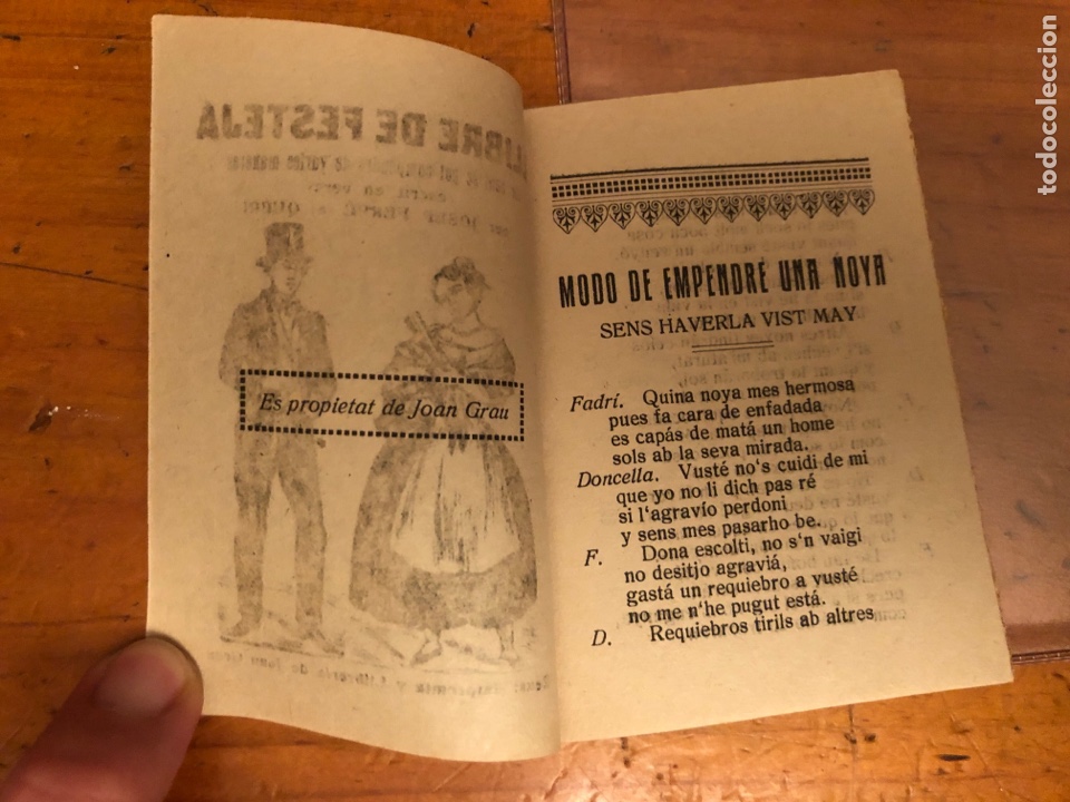 Libros antiguos: Llibre de festeja Reus Catal&aacute;n - Foto 3
