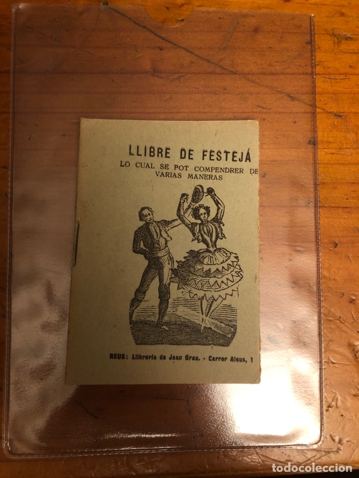 Libros antiguos: Llibre de festeja Reus Catal&aacute;n - Foto 1