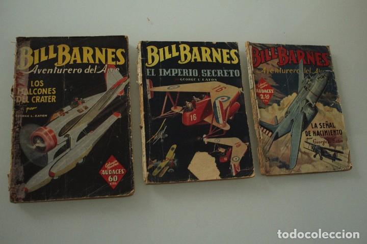 Libros antiguos: BILL BARNES 3 NOVELAS - Foto 1