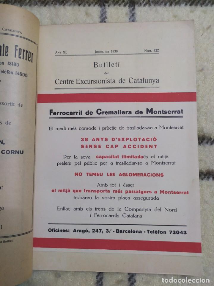 Libros antiguos: 1930. Butlleti del Centre Excursionista de Catalunya. - Foto 4