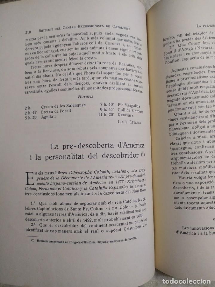 Libros antiguos: 1930. Butlleti del Centre Excursionista de Catalunya. - Foto 9