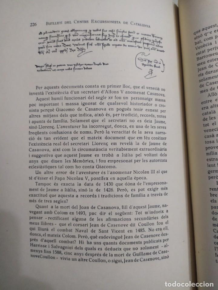 Libros antiguos: 1930. Butlleti del Centre Excursionista de Catalunya. - Foto 14