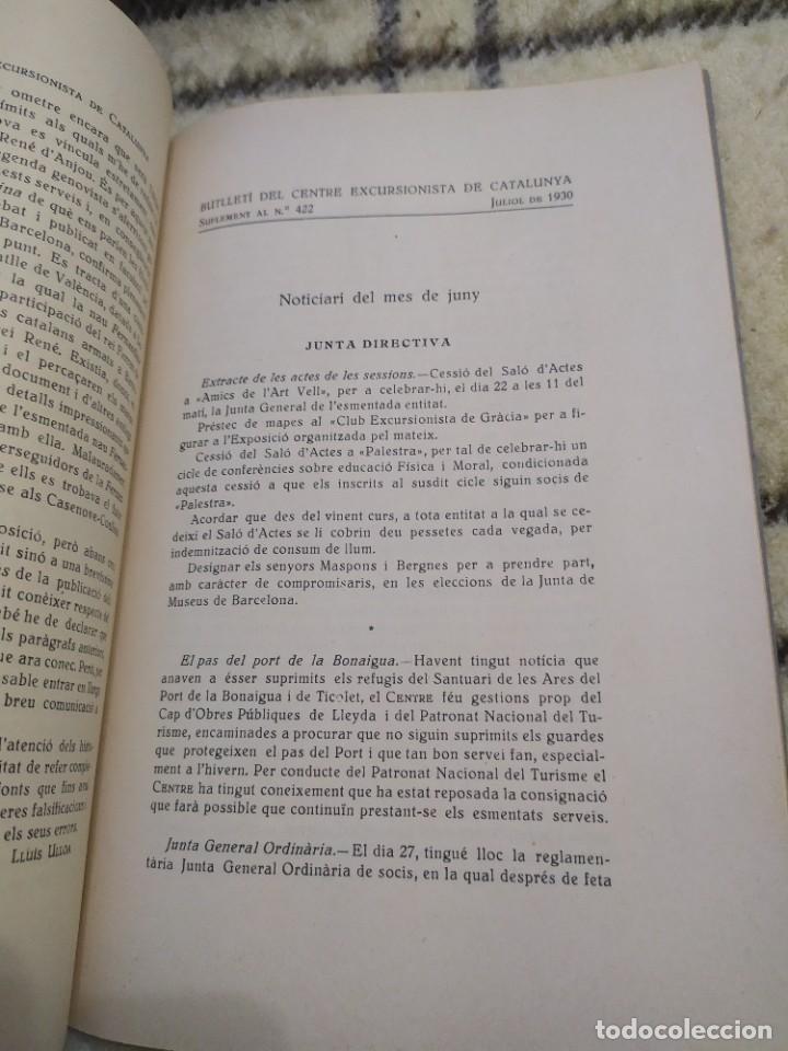 Libros antiguos: 1930. Butlleti del Centre Excursionista de Catalunya. - Foto 15