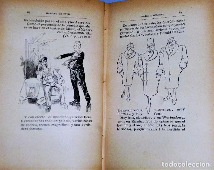 Libros antiguos: MARIANO DE CAVIA - AZOTES Y GALERAS - Foto 4