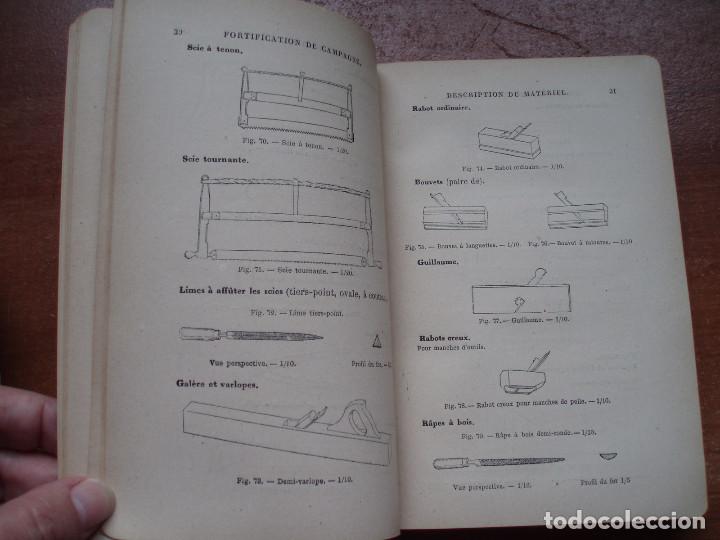 Libros antiguos: &Eacute;COLE DE FORTIFICATION DE CAMPAGNE. PARIS A QUANTIN. &Eacute;DITEUR. 1880 - Foto 4