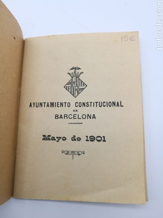 Libros antiguos: Ayuntamiento constitucional de Barcelona 1901 - Foto 2