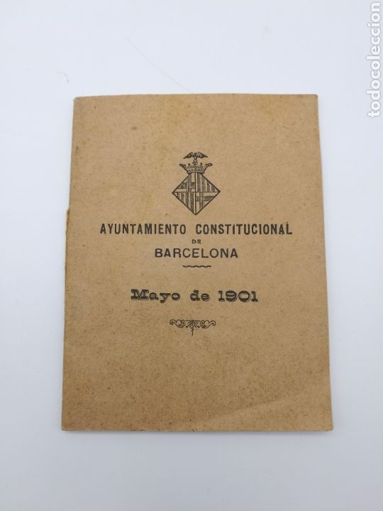 Libros antiguos: Ayuntamiento constitucional de Barcelona 1901 - Foto 1