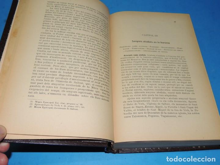 Libros antiguos: HISTORIA DE SALLENT.-FORTI&Aacute; SOL&Aacute;. Pvre. - Foto 4