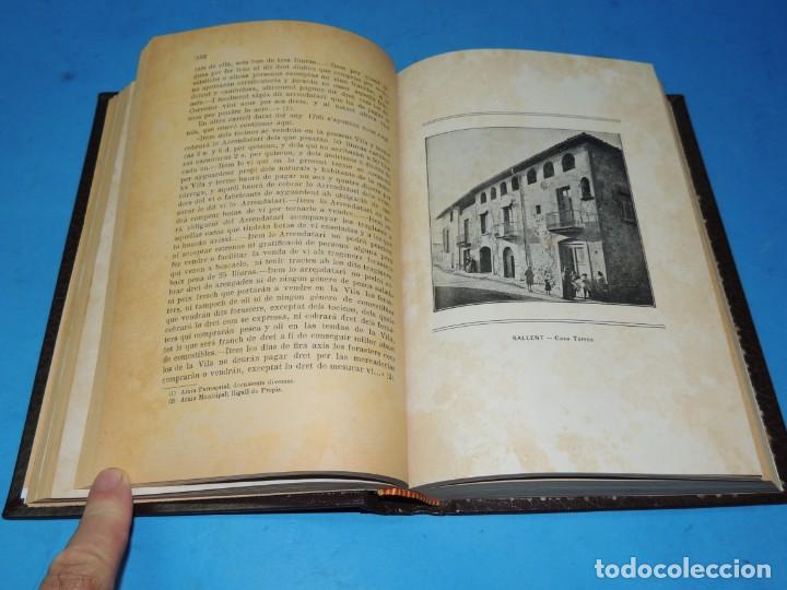 Libros antiguos: HISTORIA DE SALLENT.-FORTI&Aacute; SOL&Aacute;. Pvre. - Foto 8