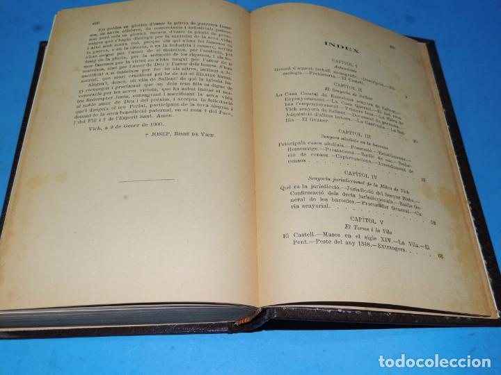 Libros antiguos: HISTORIA DE SALLENT.-FORTI&Aacute; SOL&Aacute;. Pvre. - Foto 13