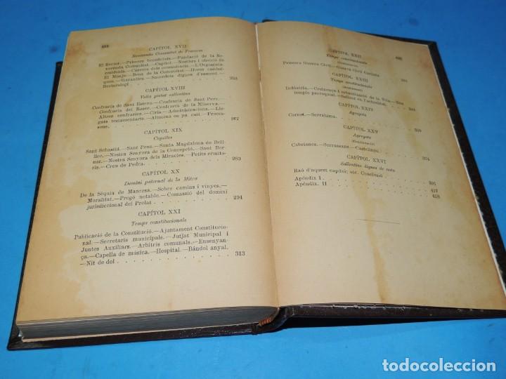 Libros antiguos: HISTORIA DE SALLENT.-FORTI&Aacute; SOL&Aacute;. Pvre. - Foto 15