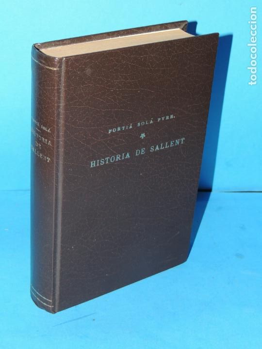 Libros antiguos: HISTORIA DE SALLENT.-FORTI&Aacute; SOL&Aacute;. Pvre. - Foto 1