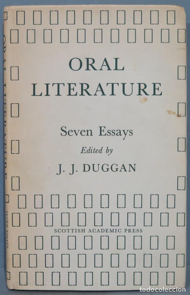 Old books: ORAL LITERATURE. SEVEN ESSAYS. DUGGAN