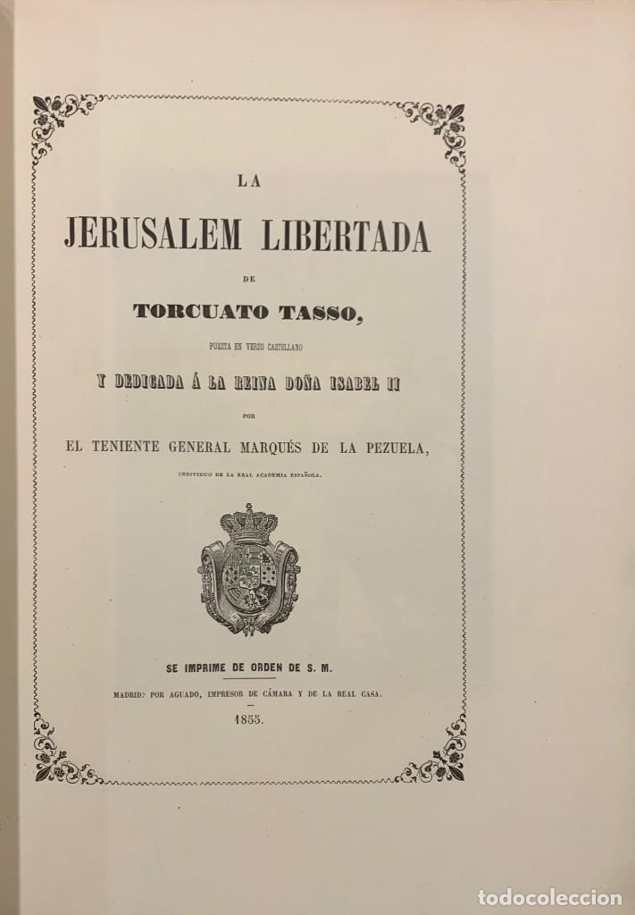 Libros antiguos: La Jerusalem Libertada. Torcuato Tasso - Foto 3