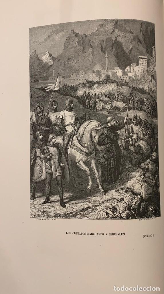 Libros antiguos: La Jerusalem Libertada. Torcuato Tasso - Foto 5
