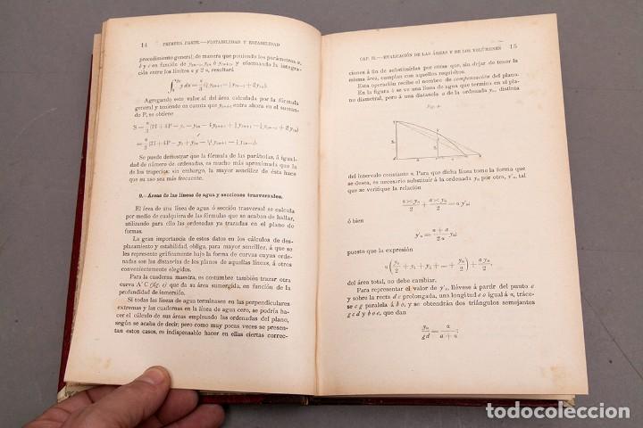 Libros antiguos: TEORIA DEL BUQUE - ANTONIO Y ALFREDO CAL - 1902 - Foto 7
