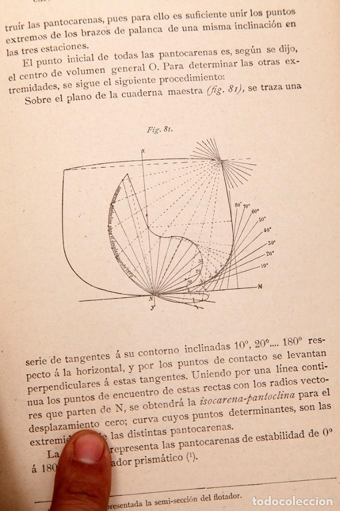 Libros antiguos: TEORIA DEL BUQUE - ANTONIO Y ALFREDO CAL - 1902 - Foto 10
