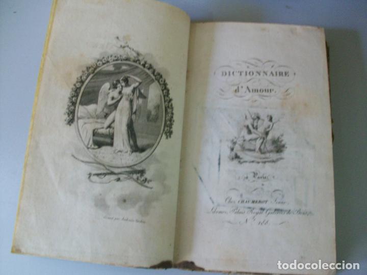 Libros antiguos: DICTIONNAIRE DAMOUR-EN FRANCES-1808 - Foto 7