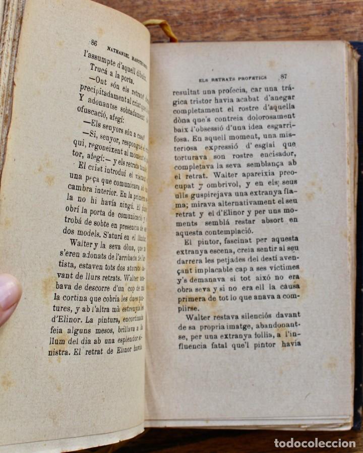 Libros antiguos: Contes extranys - Nathaniel Hawthorne - 1908 - en catal&agrave; - Foto 3