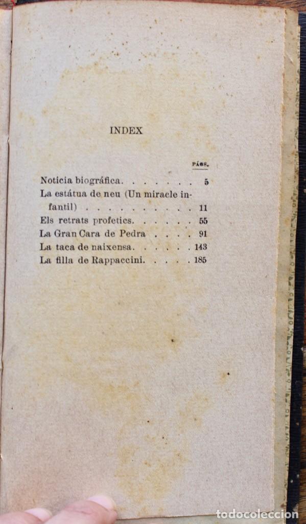 Libros antiguos: Contes extranys - Nathaniel Hawthorne - 1908 - en catal&agrave; - Foto 5
