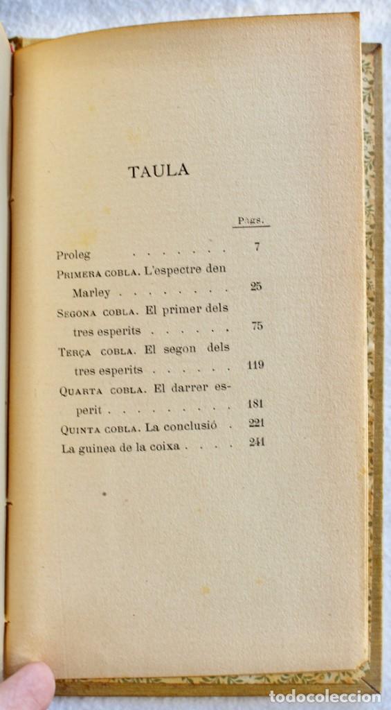 Libros antiguos: CHARLES DICKENS - CANTIC DE NADAL - EDICI&Oacute; DE 1910 - Foto 7