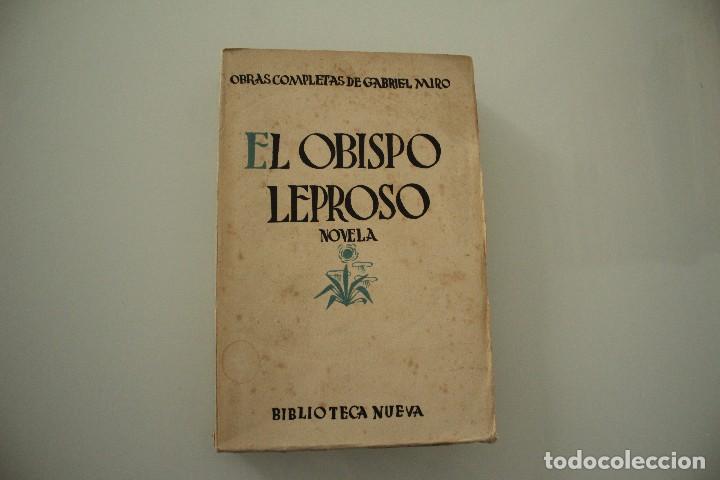 Libros antiguos: EL OBISPO LEPROSO - Foto 1