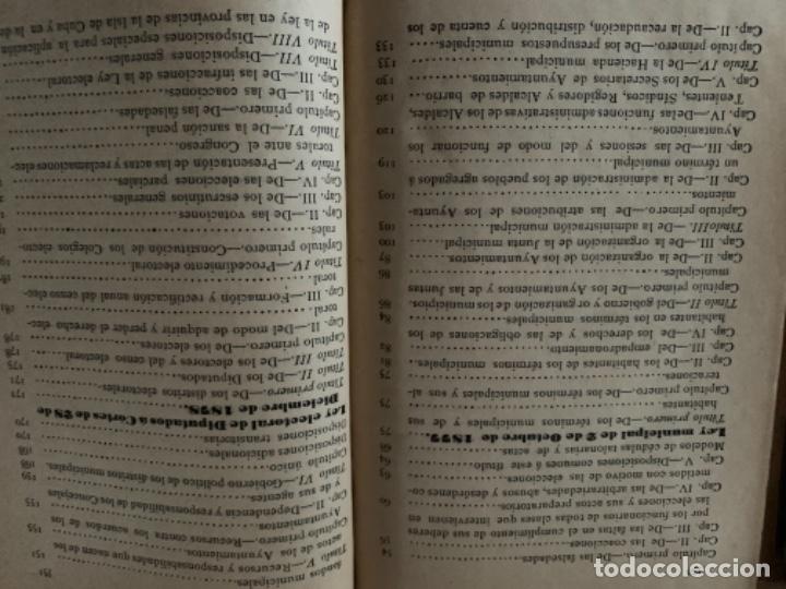 Libros antiguos: Derecho Municipal y provincial (CAJ, 2) - Foto 4