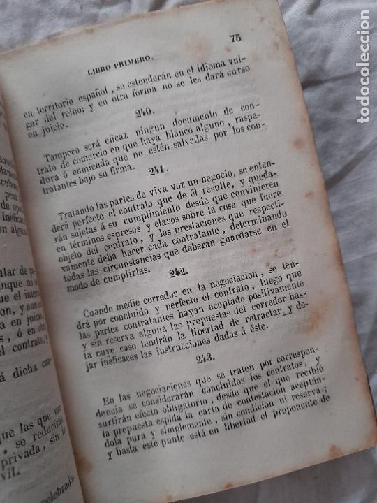 Libros antiguos: Antiguo libro C&Oacute;DIGO DE COMERCIO, edici&oacute;n oficial 1829 - Foto 5