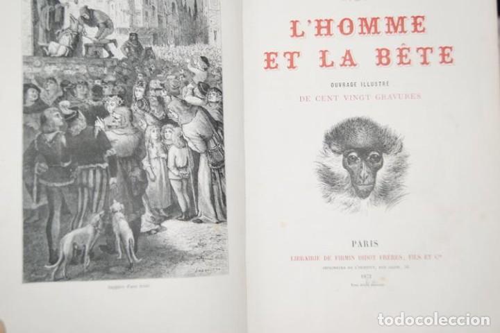 Libros antiguos: L'HOME ET LA B&Ecirc;TE