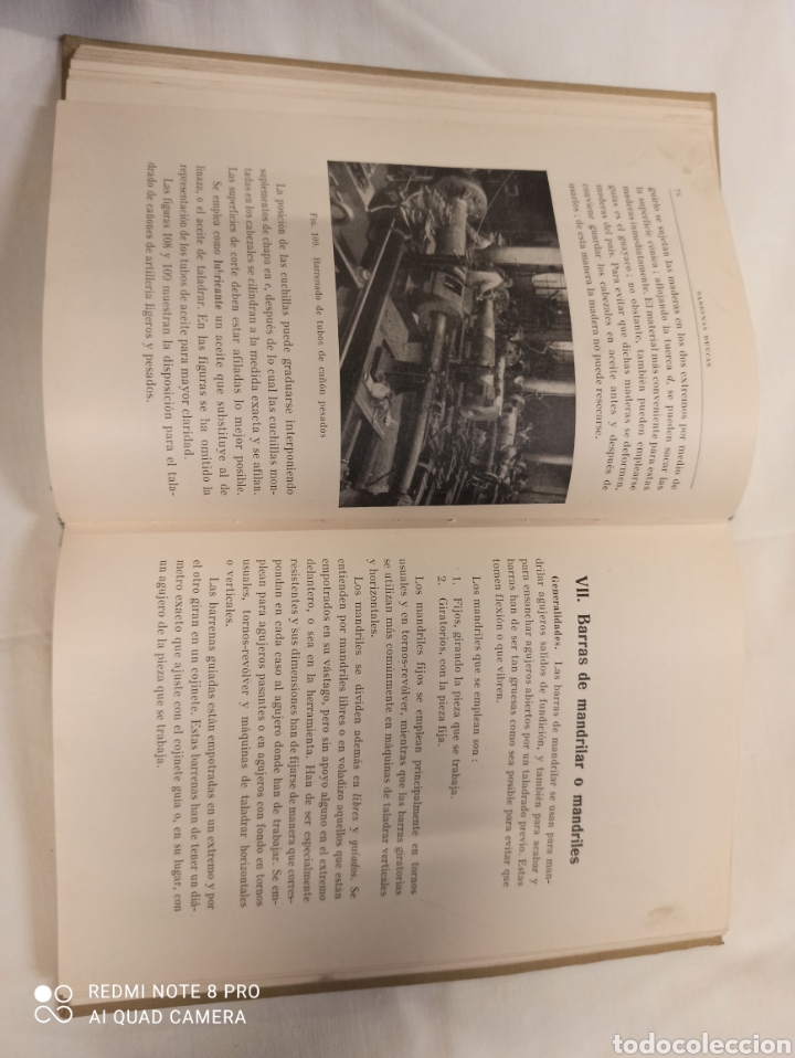 Libros antiguos: Taladrado y Escariado Trabajos de Taller - Foto 4
