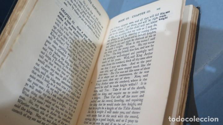 Libros antiguos: LE MORTE DARTHUR. SIR THOMAS MALORY. J.M. DENT. 4 TOMOS - Foto 4