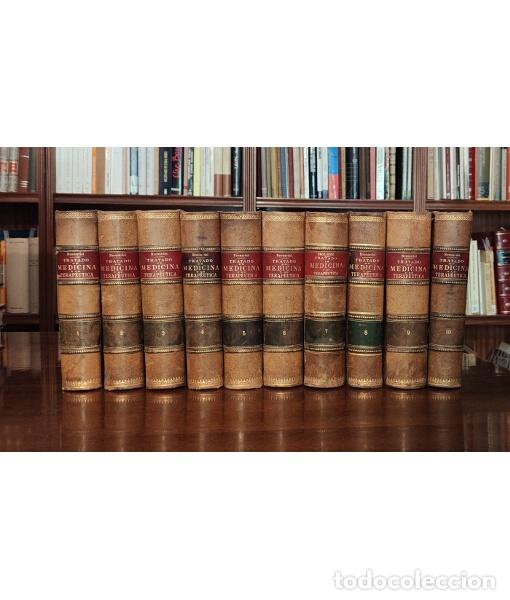 Libri antichi: TRATADO DE MEDICINA Y DE TERAP&Eacute;UTICA. BROUARDEL, P. Hernando y Compa&ntilde;&iacute;a. 1901.