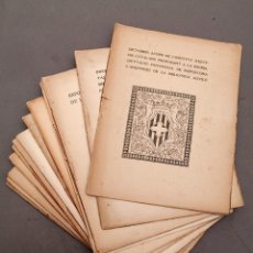 Livres anciens: INSTITUT D'ESTUDIS CATALANS - DIPUTACION DE BARCELONA - BOTLLETINS - 13. Lote 226761010