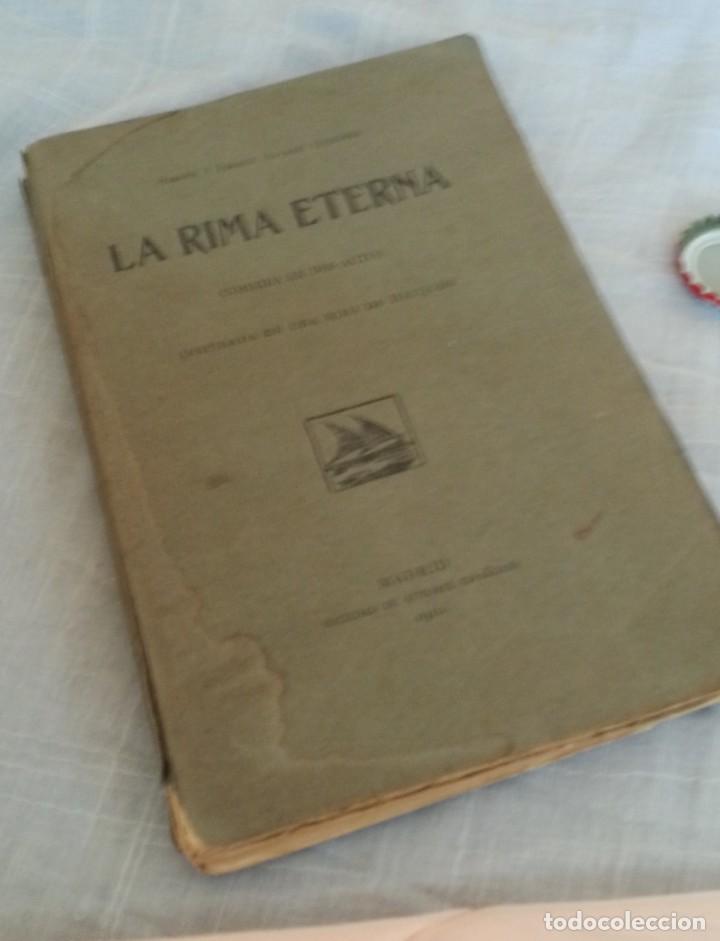 Libros antiguos: Libro antiguo. LA RIMA ETERNA. A&ntilde;o 1910. - Foto 1