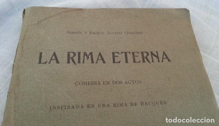 Libros antiguos: Libro antiguo. LA RIMA ETERNA. A&ntilde;o 1910. - Foto 2