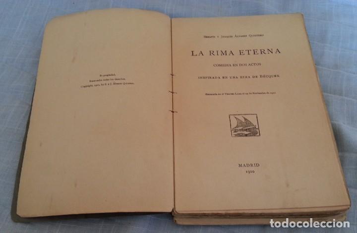 Libros antiguos: Libro antiguo. LA RIMA ETERNA. A&ntilde;o 1910. - Foto 5