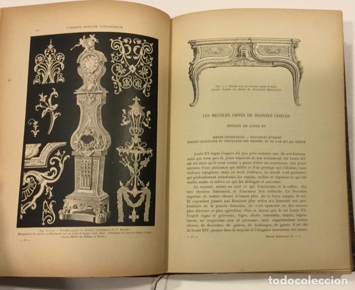 Libros antiguos: COMMENTS DEVENIR CONNAISSEUR. MEUBLES & OBJECTS DART...MIL&Eacute;S, Roger. 1906. - Foto 2