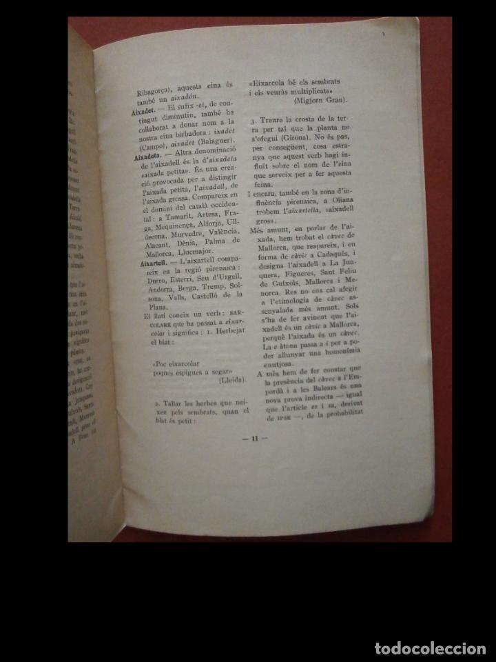 Libros antiguos: Laixada, laixadell i la filosa. A. Griera - Foto 3