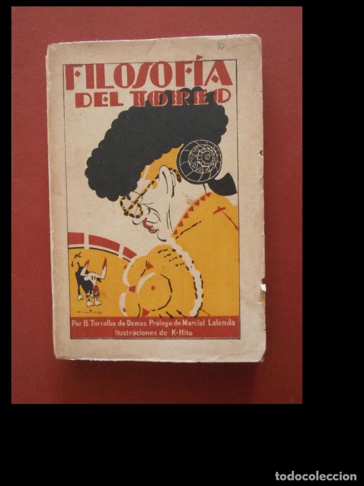 Libros antiguos: Filosofia del toreo. B. Torralba de Damas - Foto 1