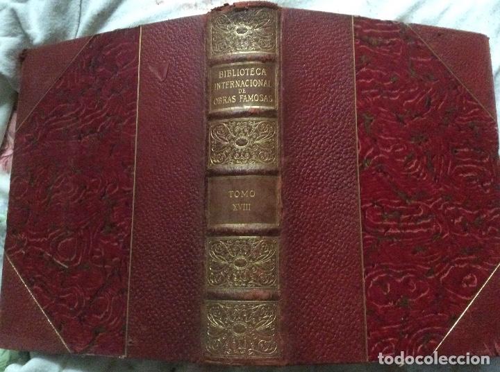 Libri antichi: Biblioteca internacional de obras de famosas tomo XVIII 18 ndice en fotos