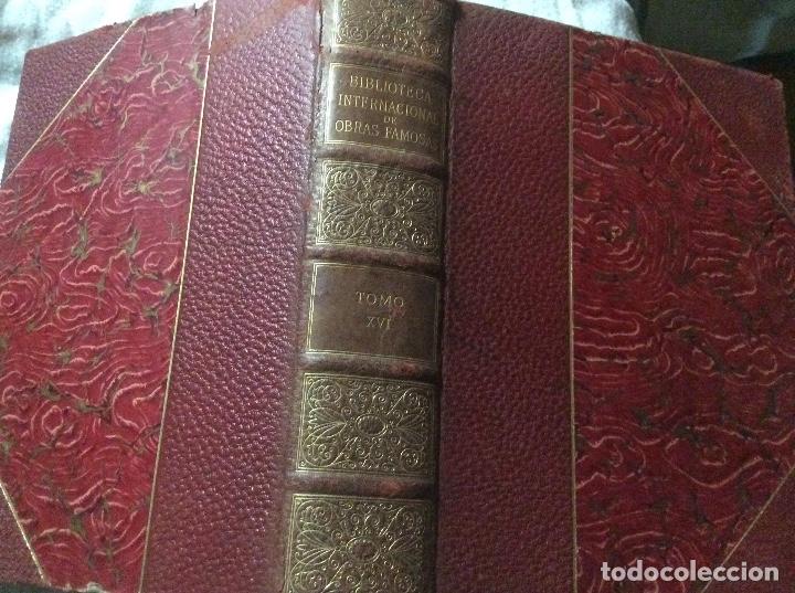 Libri antichi: Biblioteca internacional de obras de famosas tomo XVI 16 indice en fotos