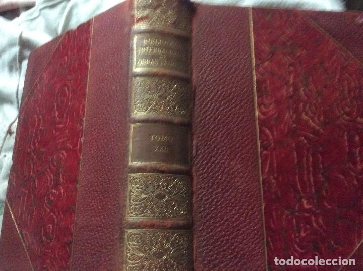 Libri antichi: Biblioteca internacional de obras de famosas tomo XXII indice en fotos